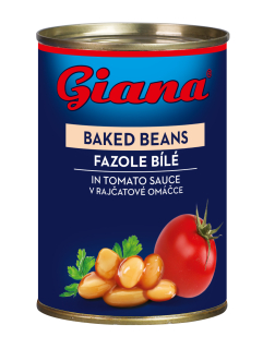 GIANA Fazuľa biela v paradajkovej omáčke 425ml /12
