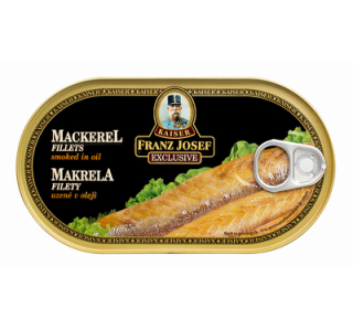 FRANZ JOSEF KAISER Makrela údená filety v oleji 170g /12