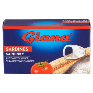 GIANA Sardinky v paradajkovej omáčke 125g /24