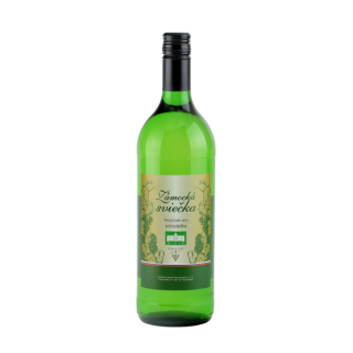 Zámocká sviečka biela 1l /6