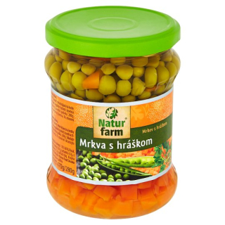 NATURFARM Mrkva s hráškom 470g /8