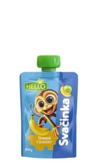 HELLO Kapsička s banánmi 100g /12