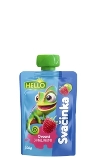 HELLO Kapsička s malinami 100g /12