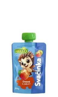 HELLO Kapsička s jablkami 100g /12