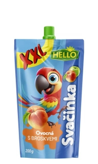 HELLO Výživa s broskyňami XXL 200g /10