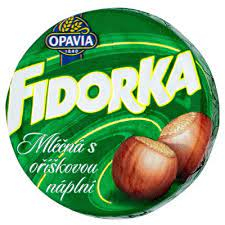 OPAVIA Fidorka zelená mliečna s orieškovou náplňou 30g /30