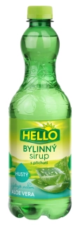 HELLO Bylinný sirup s príchuťou aloe vera 0,7l /10 PET