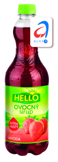 HELLO Ovocný sirup jahoda 0,7l /10 PET