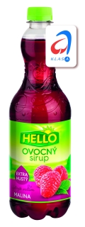 HELLO Ovocný sirup malina 0,7l /10 PET