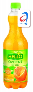 HELLO Ovocný sirup pomaranč 0,7l /10 PET