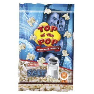 TOP of the POP Popcorn do mikrovlnnej rúry soľ 100g /15