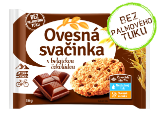 Ovsená svačinka s belgickou čokoládou 36g /20