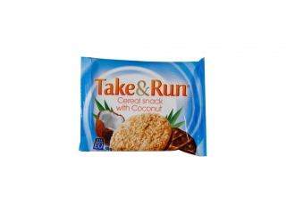 Take&Run Sušienky ovsené s kokosom polomáčané 50g /20