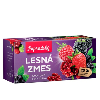 POPRADSKÝ Ovocný čaj s príchuťou lesná zmes 40g /28