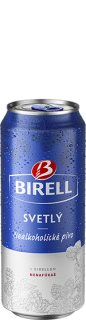 BIRELL Svetlý nealkoholické pivo 0,5l /4 ZO