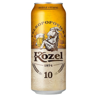 Kozel 10° 0,5l /24 plech ZO