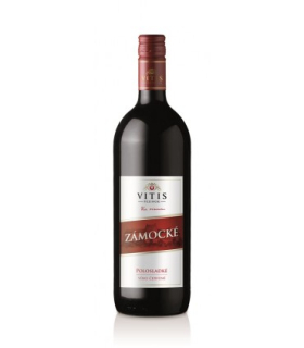 VITIS Zámocké červené polosladké 1l /6