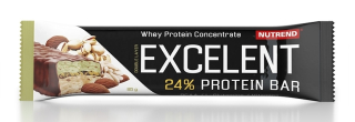 NUTREND Excelent Protein Double mandle-pistácie 85g /18