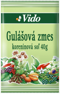 VIDO Gulášová zmes koreninová soľ 40g /30