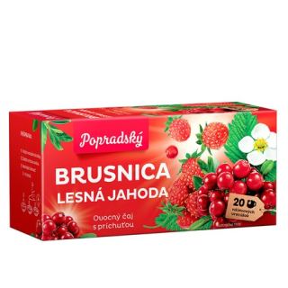 POPRADSKÝ Brusnica Lesná jahoda 40g /14