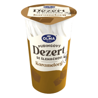 OLMA Pudingový dezert so šľahačkou karamelový 200g /20