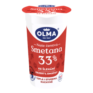 OLMA Smotana na šľahanie 33% 200g/ 20