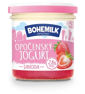 (E) OPOČENSKÝ Jogurt jahoda 150g /10