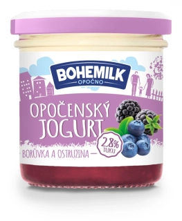 (E) OPOČENSKÝ Jogurt čučoriedka-ostružina 150g /10