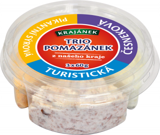KRAJÁNEK Trio nátierok z nášho kraja 3x60g /4