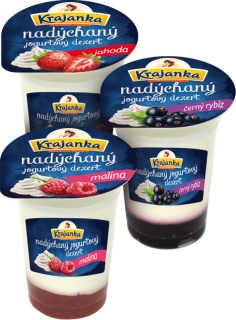 KRAJANKA Nadýchaný jogurtový dezert MIX 115g/ 20