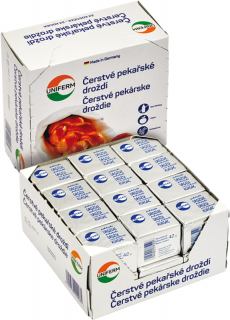 UNIFERM Čerstvé pekárske droždie kocky 42g/ 24