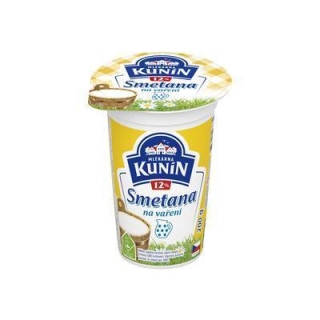 KUNÍN Smotana na varenie 12% 200g /20