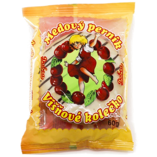 DUBEA Perník medový višňové koliesko 60g /32