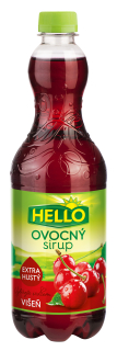 HELLO Ovocný sirup višňa 0,7l /10 