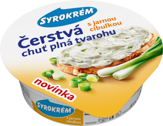 SYROKRÉM Čerstvá chuť plná tvarohu s jarnou cibuľkou 80g /24
