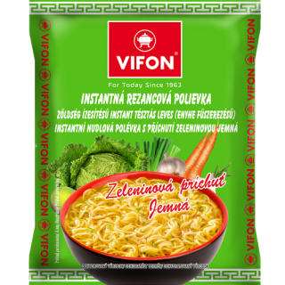 VIFON Instantná rezancová polievka zeleninová príchuť 60g /24