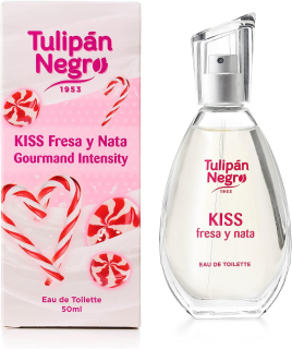 TULIPÁN NEGRO Toaletná voda Kiss Fresa y Nata 50ml /5