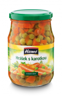 HAMÉ Hrášok s mrkvou 370g /10