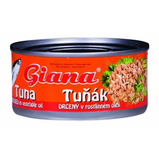 GIANA Tuniak drvený v rastlinnom oleji 170g /48
