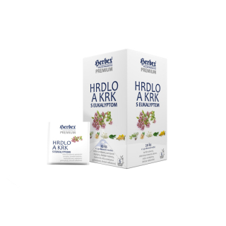 HERBEX Premium Hrdlo a krk s eukalyptom 20x1,5g /8