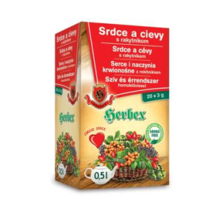 HERBEX Srdce a cievy s rakytníkom 20x3g /10