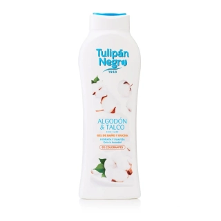 TULIPÁN NEGRO Sprchový gél Algodón Y Talco 650ml /6