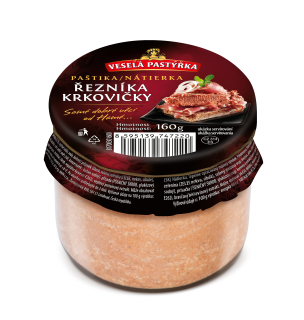 HAMÉ Nátierka "Řezníka Krkovičky" 160g /8 chladená paštéta