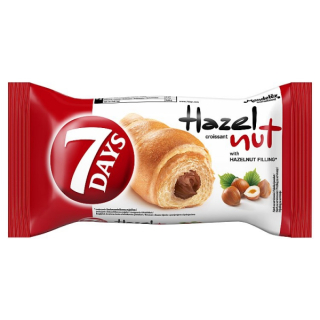 7DAYS Croissant lieskový orech 60g /30