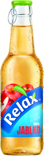 Relax sklo Jablko 100% 0,25l /24