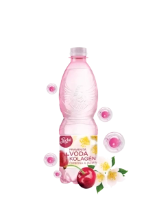LUCKA Pramenitá voda + Kolagén čerešňa jazmín 0,5l /12 ZO