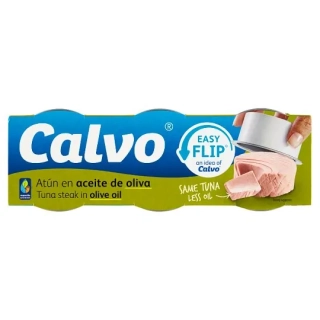 CALVO Tuniak v olivovom oleji 3x65g /25