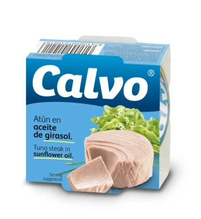 CALVO Tuniak v slnečnicovom oleji 80g /24