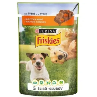 Friskies Adult kapsička kuracie s mrkvou 85g /26