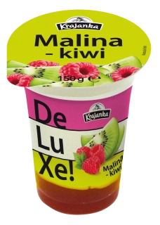 (E) KRAJANKA Deluxe! malina-kiwi 150g /20